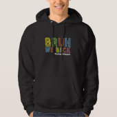 Bruh We Back Assistant Principal Funny Zurück zu S Hoodie (Vorderseite)