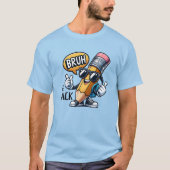 Bruh We Back, Back To School Teacher  T-Shirt (Vorderseite)