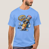 Bruh We Back, Back To School Teacher  T-Shirt (Vorderseite)