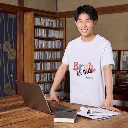 Bruh We Back, Back to School Teacher TShirt