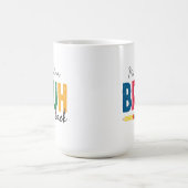 Bruh We Back for Teachers & Students Custom Tasse (Mittel)