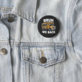 Bruh We Back Funny Back to School Bus Driver Button (Beispiel)