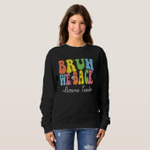Bruh We Back Resource Teachers Bach to School Rett Sweatshirt (Vorne ganz)