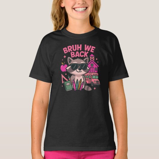 BRUH WE BACK T-Shirt (Vorderseite)