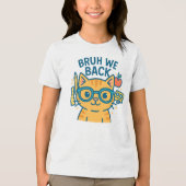 BRUH WE BACK Tri-Blend SHIRT (Vorderseite)