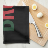 Bruh Weihnachtsgeschenke für ihn Ihre Mama Vater B Geschirrtuch (Viertel Falte)