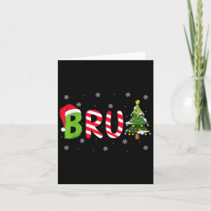 Bruh Weihnachtsspruch Bro Lustig Männer Jungen Bru Karte