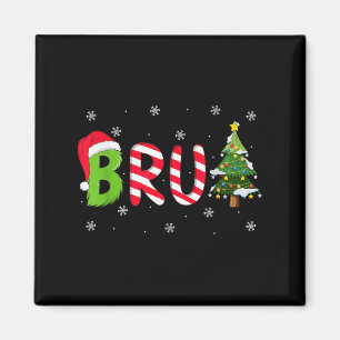 Bruh Weihnachtsspruch Bro Lustig Männer Jungen Bru Magnet