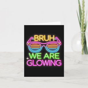 Bruh, wir blasen T-Shirt Team Gefärbte Krawatte fü Karte