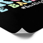 Bruh, wir kehren zurück zur Schule Jungs Mädchen K Poster (Ecke)