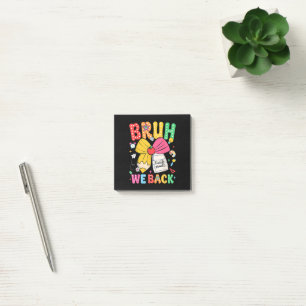 Bruh wir sind zurück 4. Klasse Zurück zur Schule V Post-it Klebezettel