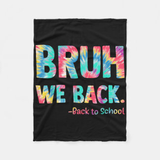 Bruh wir sind zurück Happy Back To School Tie Dye Fleecedecke