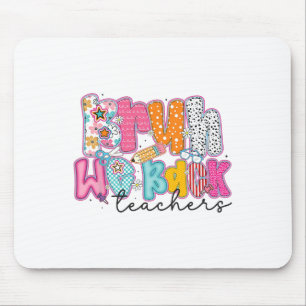 Bruh wir sind zurück Lehrer Preppy Vintage Zurück Mousepad