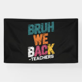 Bruh wir zurück in die Schule Banner (Horizontal)