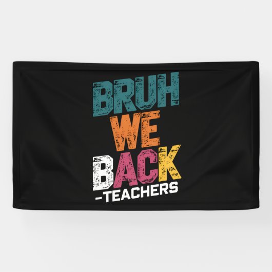 Bruh wir zurück in die Schule Banner (Horizontal)