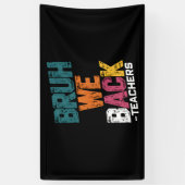 Bruh wir zurück in die Schule Banner (Vertikal)