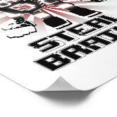 Bruh Yin Yang 67 Sechs Sieben 6-7 Lustiger Brainro Poster (Ecke)