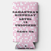 BRUH YOU in Teen Girl Birthday Party Video Games Selters Dosenkühler (Rückseite)