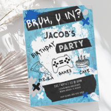 Bruh You in Video Game Teen Boy Geburtstag