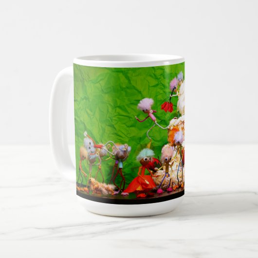 Bruidsfeest van de Fubby's. Kaffeetasse (Vorderseite Links)