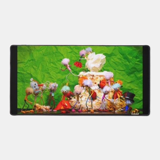 Bruidsfeest van de Fubby's. Schreibtischunterlage (Vorderseite)