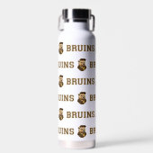Bruin Mascot | Brown & Gold School Uni Team Trinkflasche (Vorne)