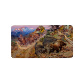 Bruin Not Bunny drehte die Führer,1924 von Russell Adressaufkleber (Vorne)