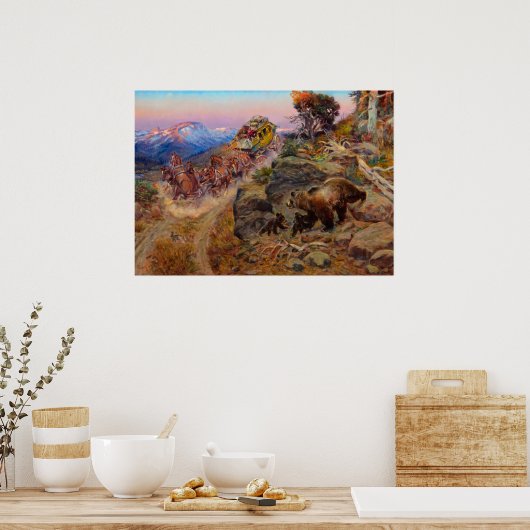 Bruin Not Bunny drehte die Führer,1924 von Russell Poster (Küche)