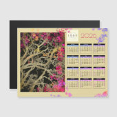 Bruin tree 2026 Firmenmagnetischer Kalender Magnetkarte (Vorne/Hinten)