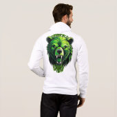 Bruins Zip-Up Warm-Up Hoodie (Schwarz voll)