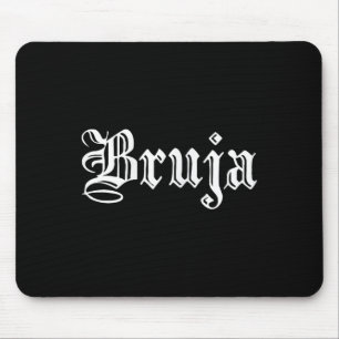 Bruja Dia De Muertos Mexican Halloween Latin Mousepad