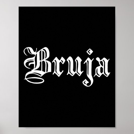 Bruja Dia De Muertos Mexican Halloween Latin Poster (Vorne)