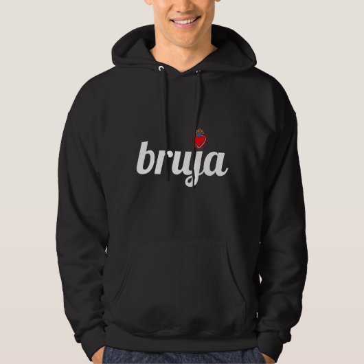 BRUJA MIT MILAGRO HERZ HOODIE (Men's Style) (Vorderseite)