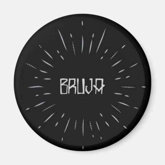Bruja Witch Magnet (Vorne)