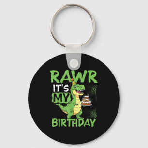Brüll Es ist mein Geburtstag Lustige T-Rex-Party Schlüsselanhänger