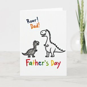 Brüll Papa Lustige Alligator Karte
