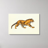 Brülle! Ich bin ein Tiger!  Leinwanddruck (Vorderseite)