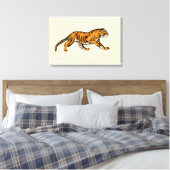 Brülle! Ich bin ein Tiger!  Leinwanddruck (Insitu (Schlafzimmer))