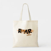 Brülle in den Kindergarten Tiger  Tragetasche (Rückseite)
