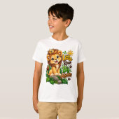 Brülle in große Abenteuer Löwe T-Shirt (Vorne ganz)