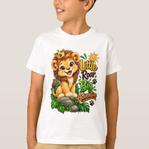 Brülle in große Abenteuer Löwe T-Shirt