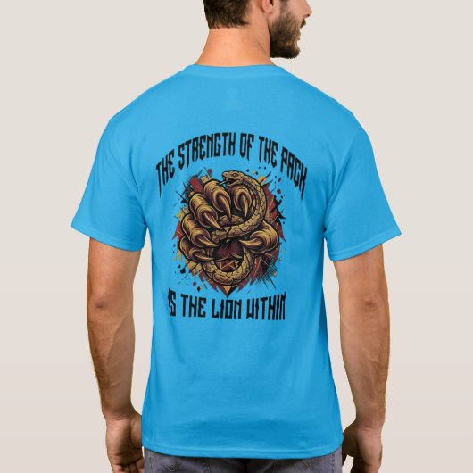 Brülle Lauter Löwe T-Shirt – Stärke Der Nation (Rückseite)