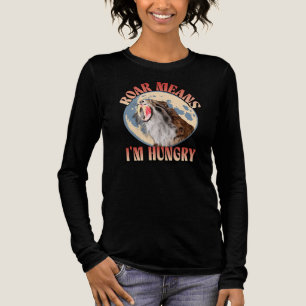 Brüllen bedeutet Ich habe Hunger! Säbelzahnkatze B Tri-Blend Shirt
