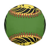 Brüllen Benutzerdefiniertes Baseball (Rückseite)