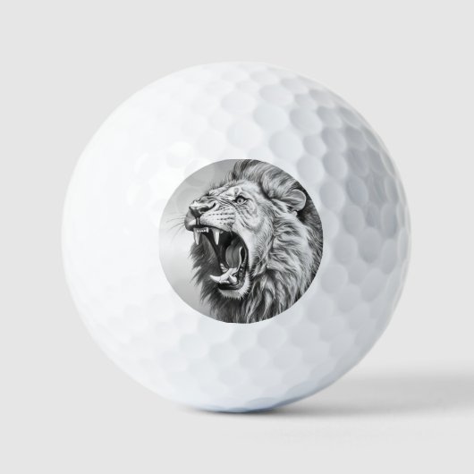 Brüllen des Löwen Golfball (Vorderseite)