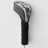 Brüllen des Löwen Persönliche Initialen Golf Headcover (angewinkelt)