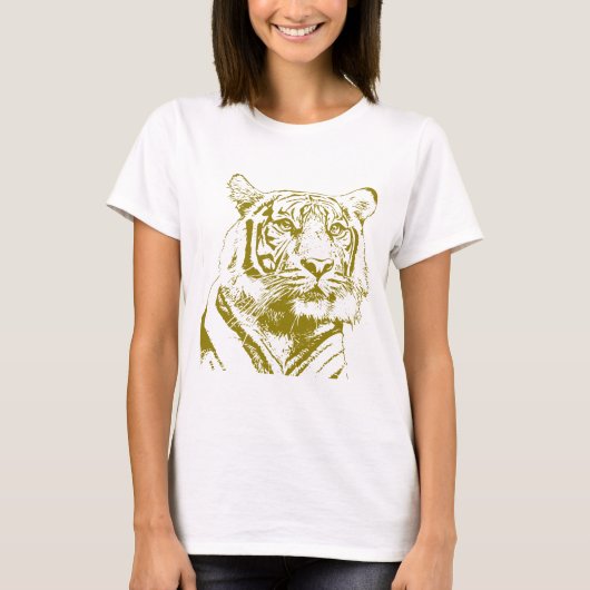 Brüllen des Naturschutzes : der Tiger T-Shirt (Vorderseite)