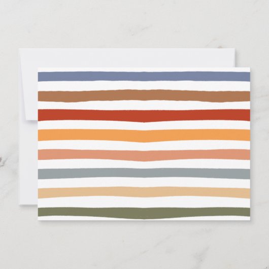 Brüllen! Farbenfrohe Dinosaurier Foto Boy Birthday Einladung (Rückseite)