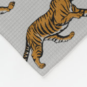 Brüllen! Ich bin Tiger! - Fleecedecke (Ecke)