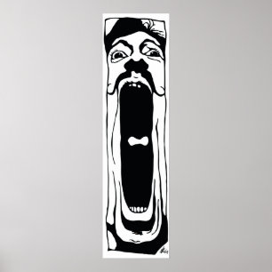 Brüllen-Plakat Poster